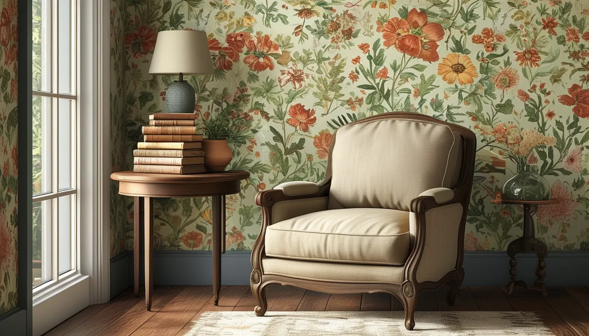 Antique wallpaper border: choosing and installing yours