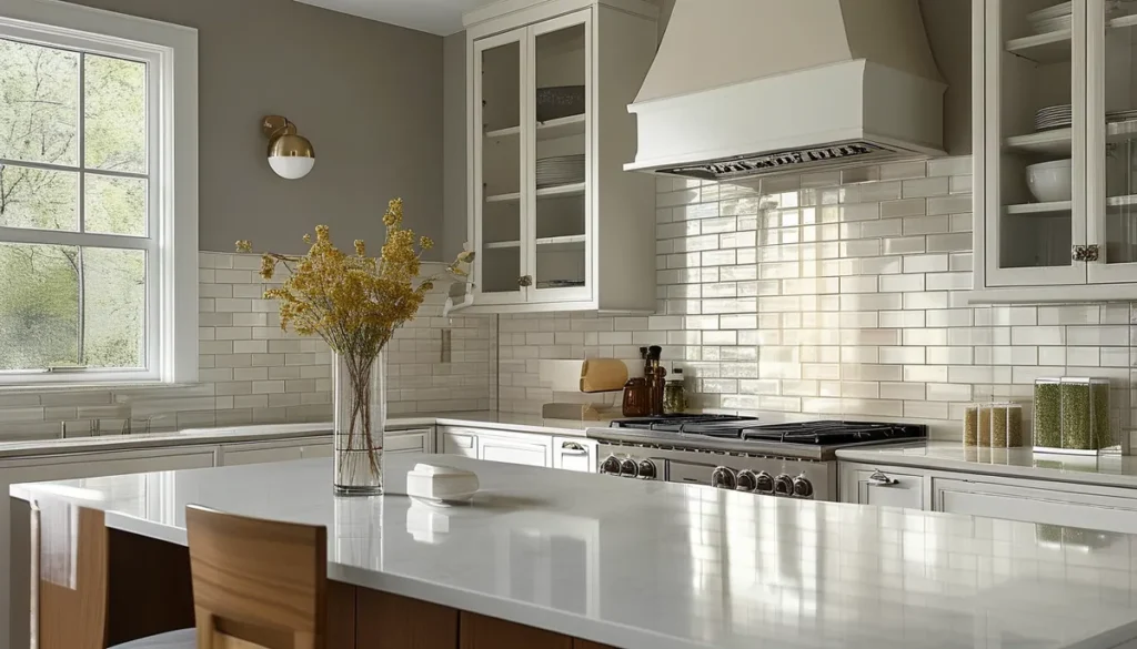 Backsplash Tiling: Layout, Mortar, Cuts and Grout