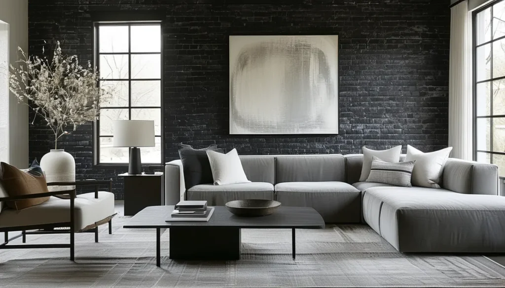 Black brick wallpaper guide for your home