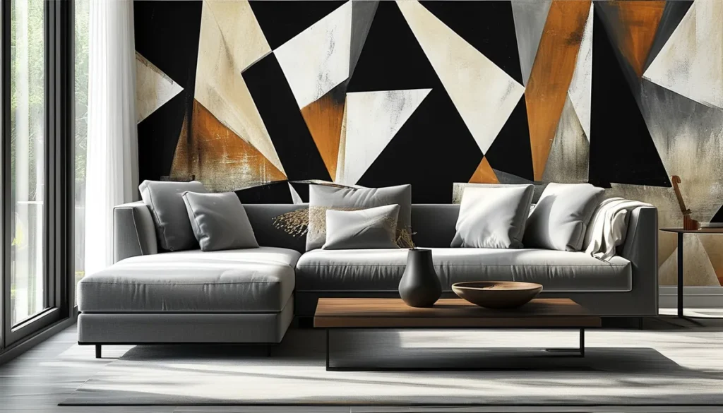 bold geometric wallpaper