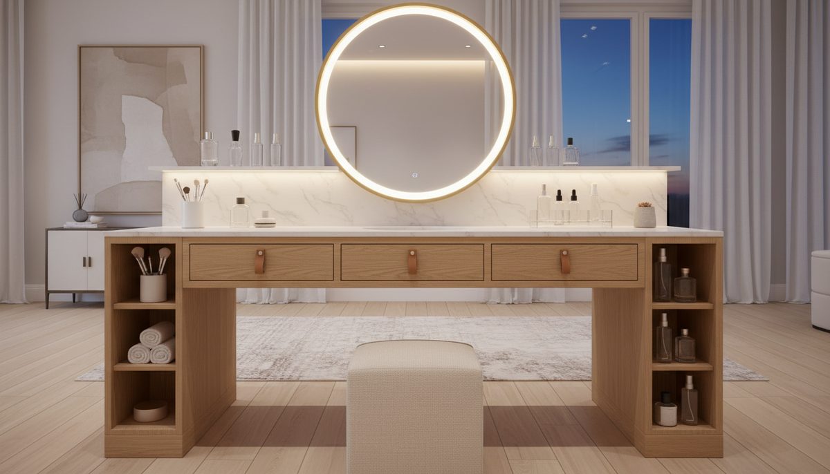 Building a Makeup Station That Works Before Sunrise
