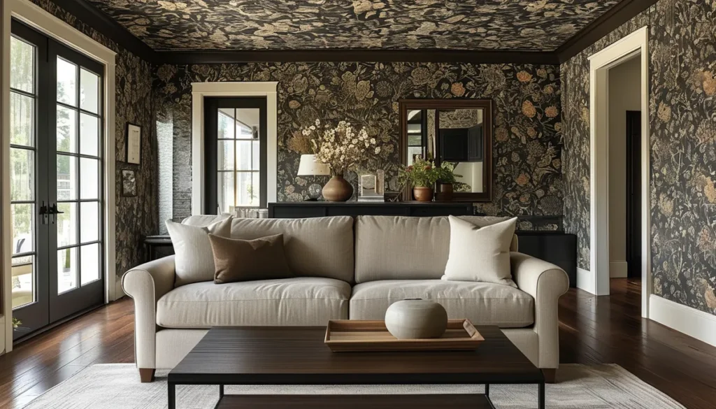 Drop ceiling wallpaper: a practical guide for homeowners