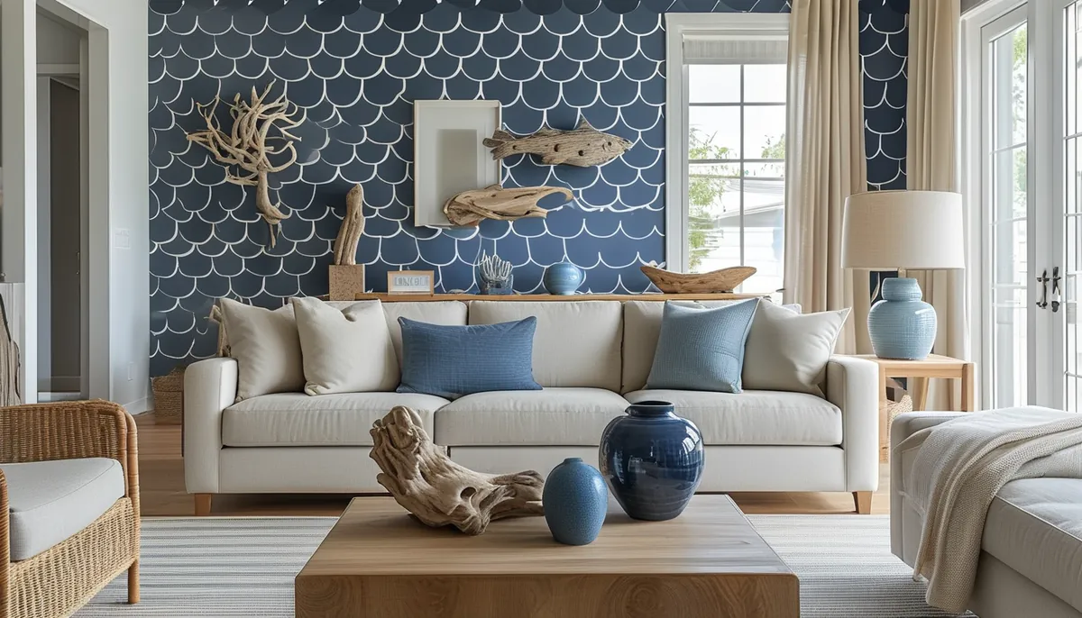 Fish stick wallpaper: selecting the right nautical style