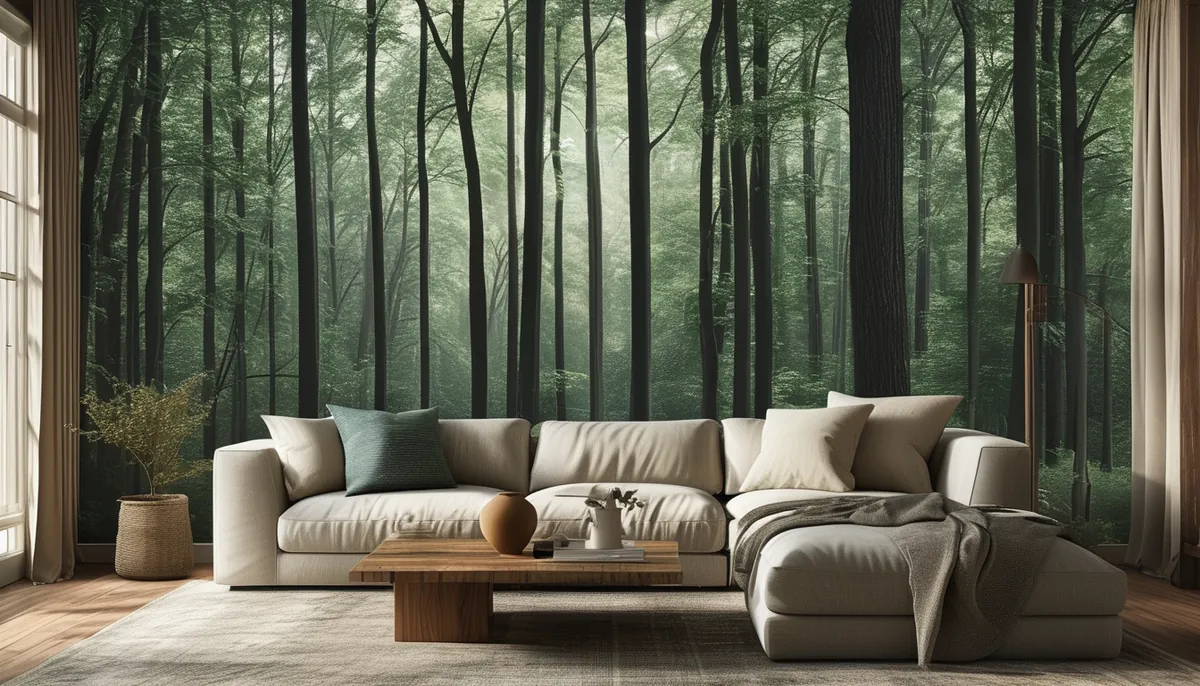 Forest Wallpaper: Scale, Light and Seams That Show