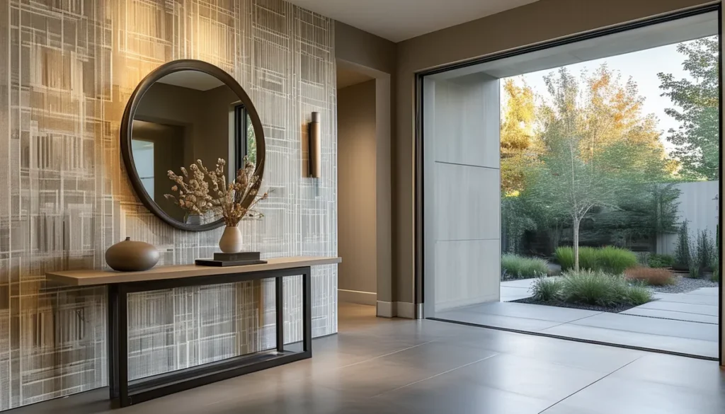 Foyer wallpaper ideas that make a grand entrance