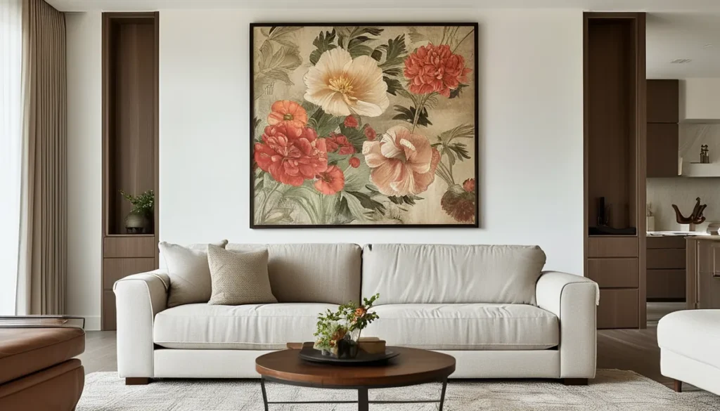 Frame vintage wallpaper for a classic look