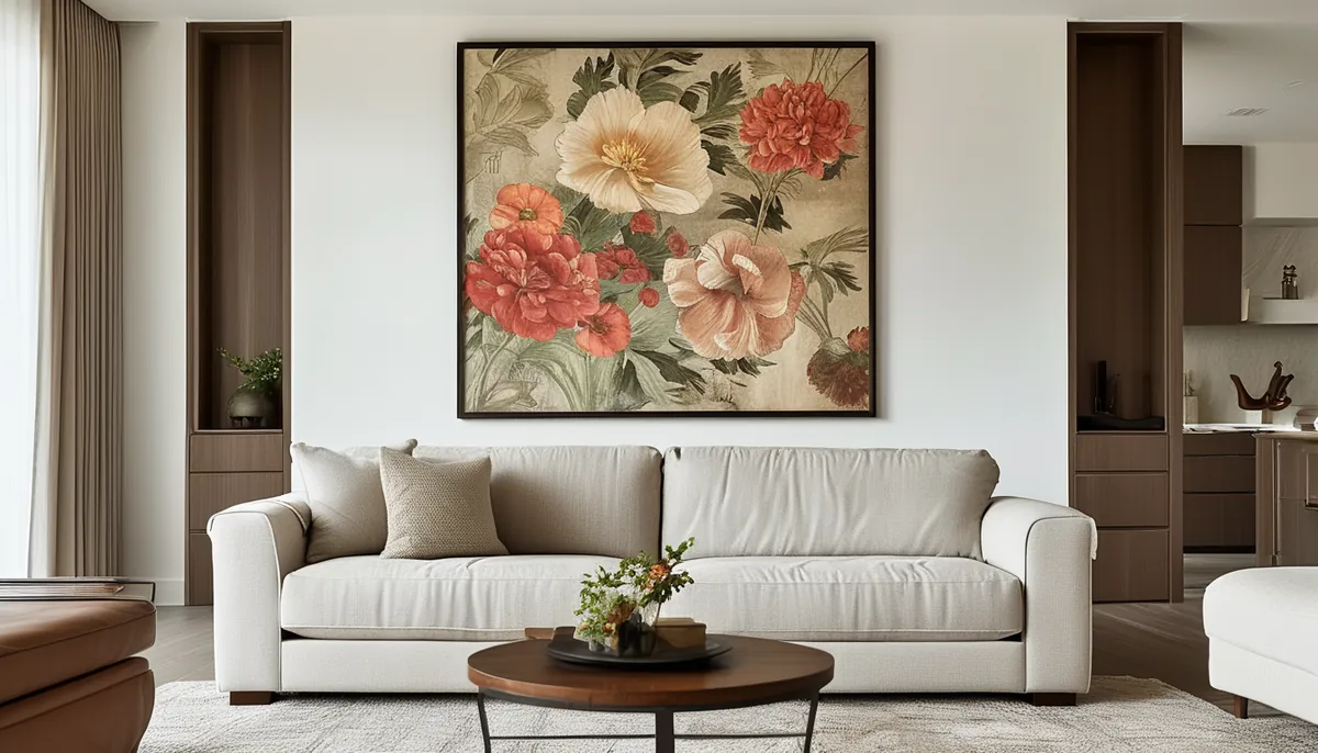 Frame vintage wallpaper for a classic look