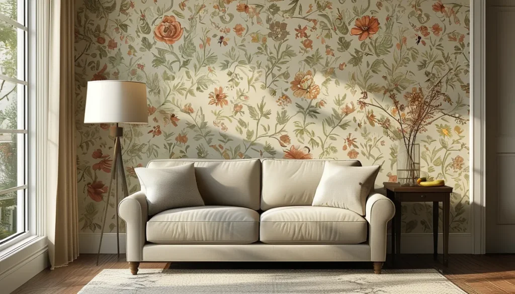 how to hang peel and stick wallpaper