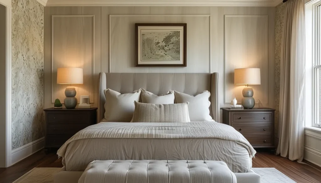 Master Bedroom Wall Paper: Pattern, Scale, Ordering