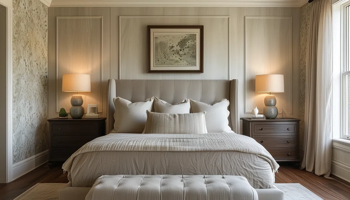 Master Bedroom Wall Paper: Pattern, Scale, Ordering