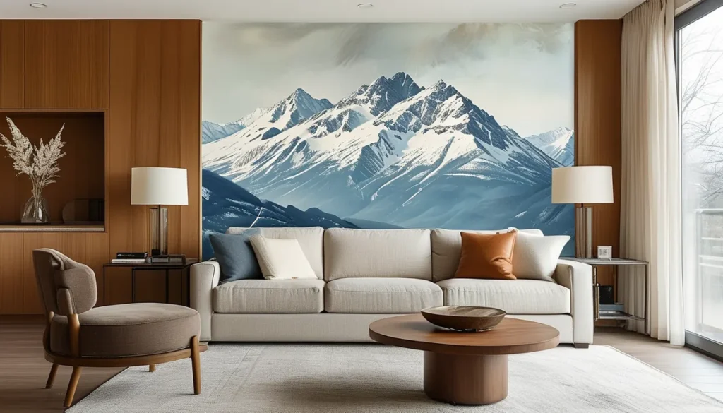 mountain wallpaper mural