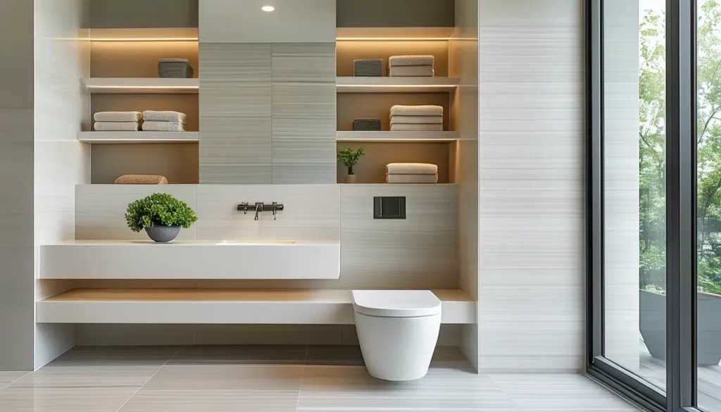 over the toilet vanity