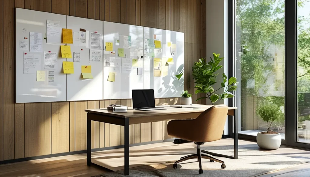 Peel and stick white board: your guide to choosing and installing