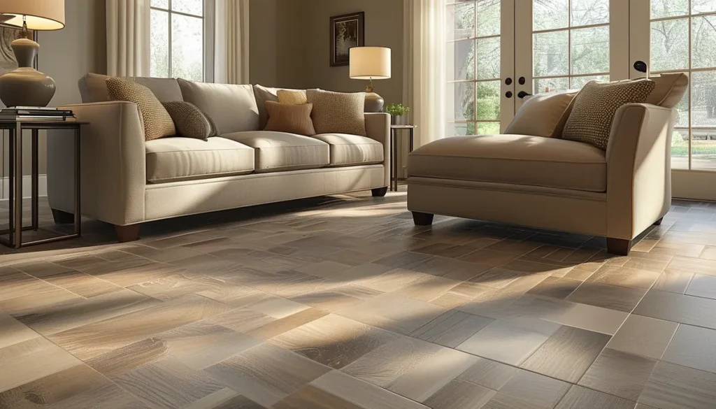 press and stick floor tiles