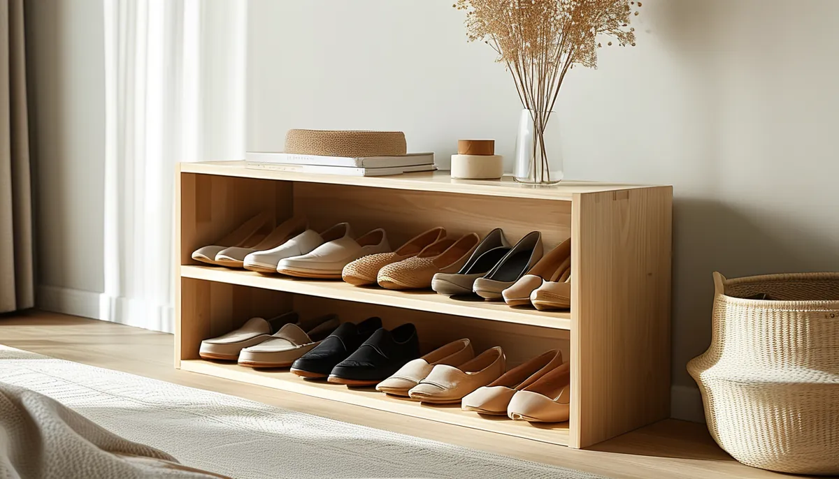 Shoe Shelf for a Closet: Real Dimensions and Capacity Math