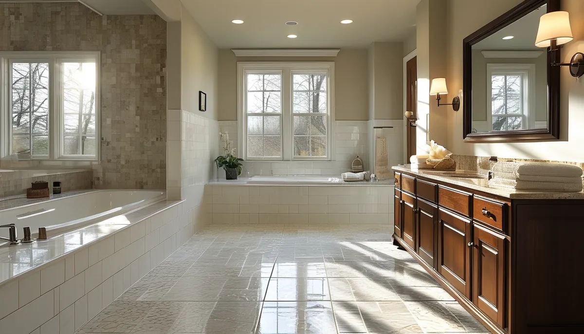 Sticky Bathroom Floor Tiles: What Survives a Real Bathroom