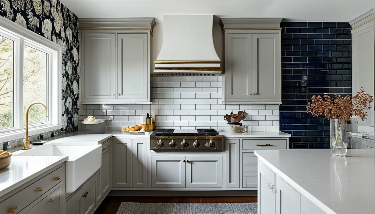 Choosing wallpaper and borders for kitchen spaces