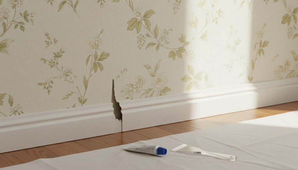 wallpaper repair paste