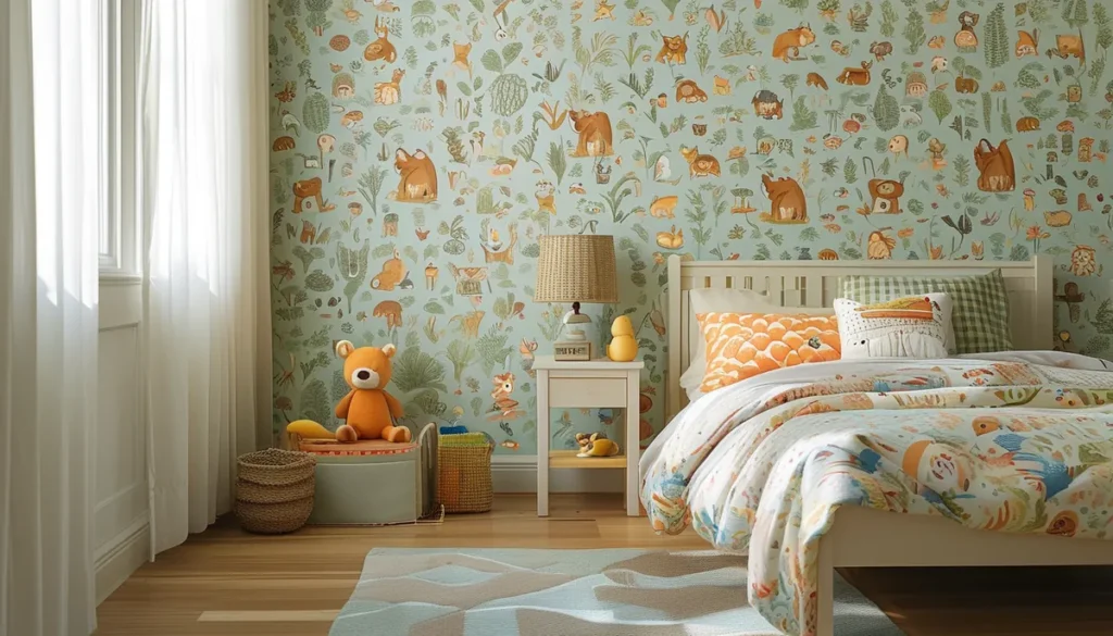 childrens room wallpaper
