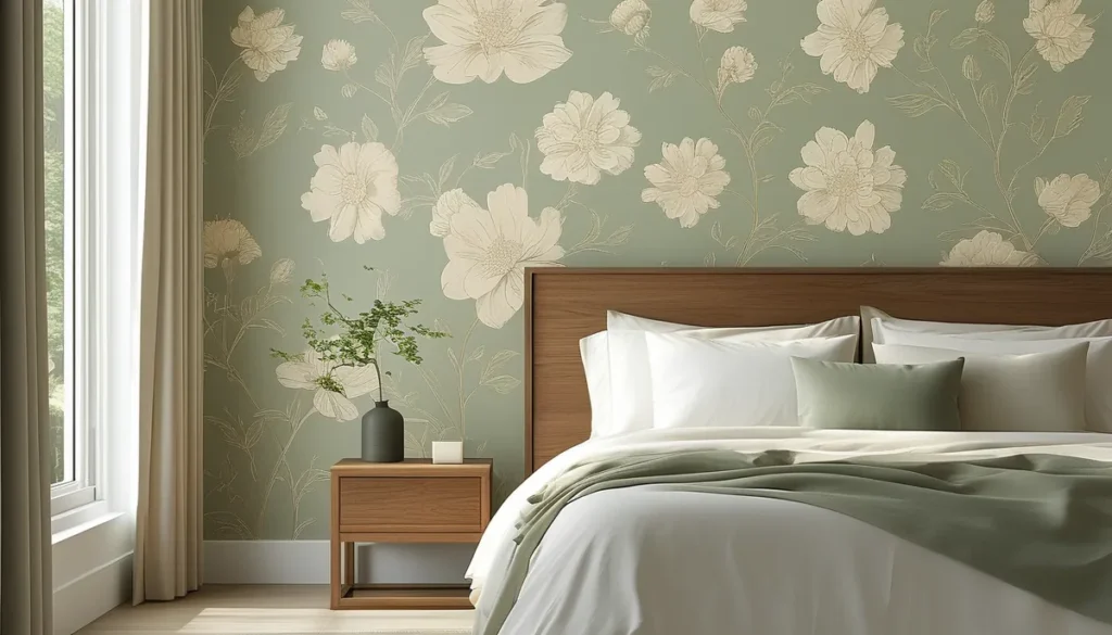 wallpaper in bedroom designs